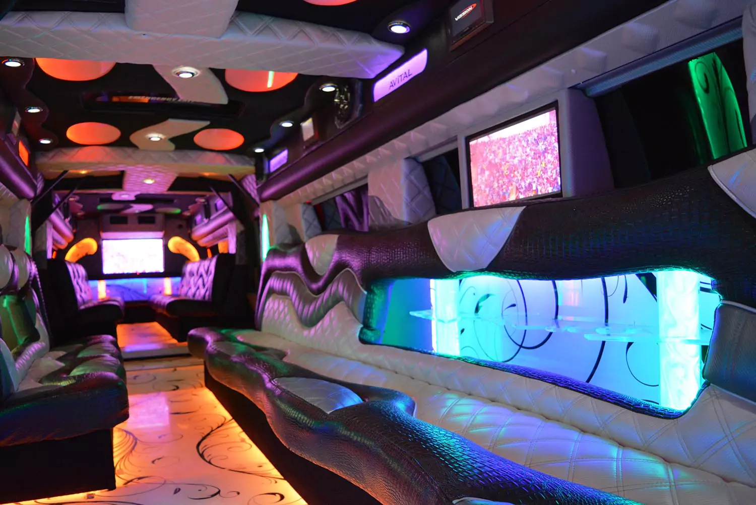 Luxury Hummer Limo Interior