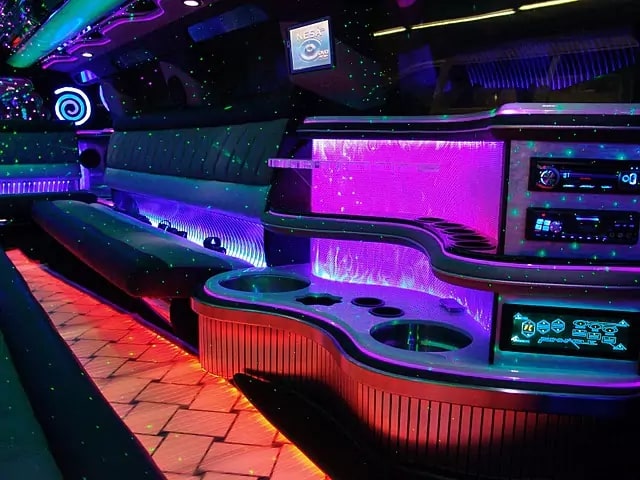 Luxury Hummer Limo Interior