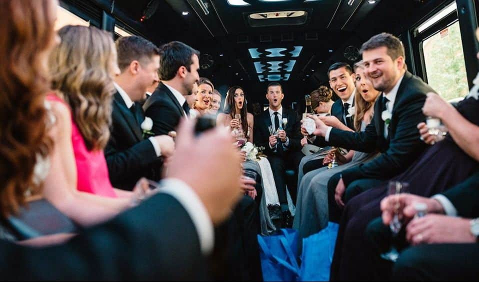 Weddings In Chicago: Bridal Limos, Wedding Party Buses