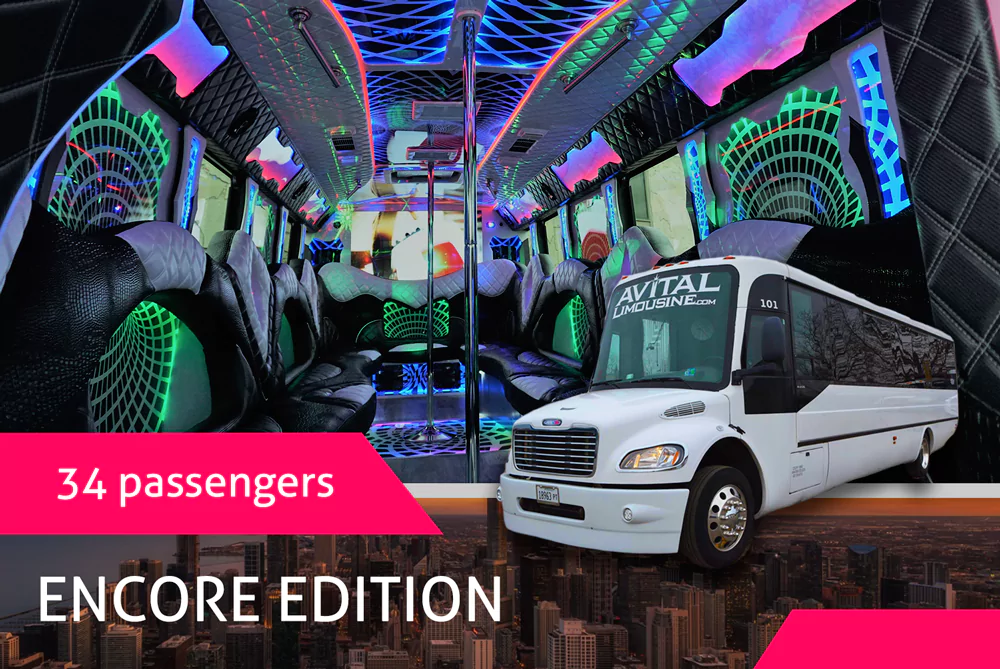 Chicago Party Bus Encore Edition