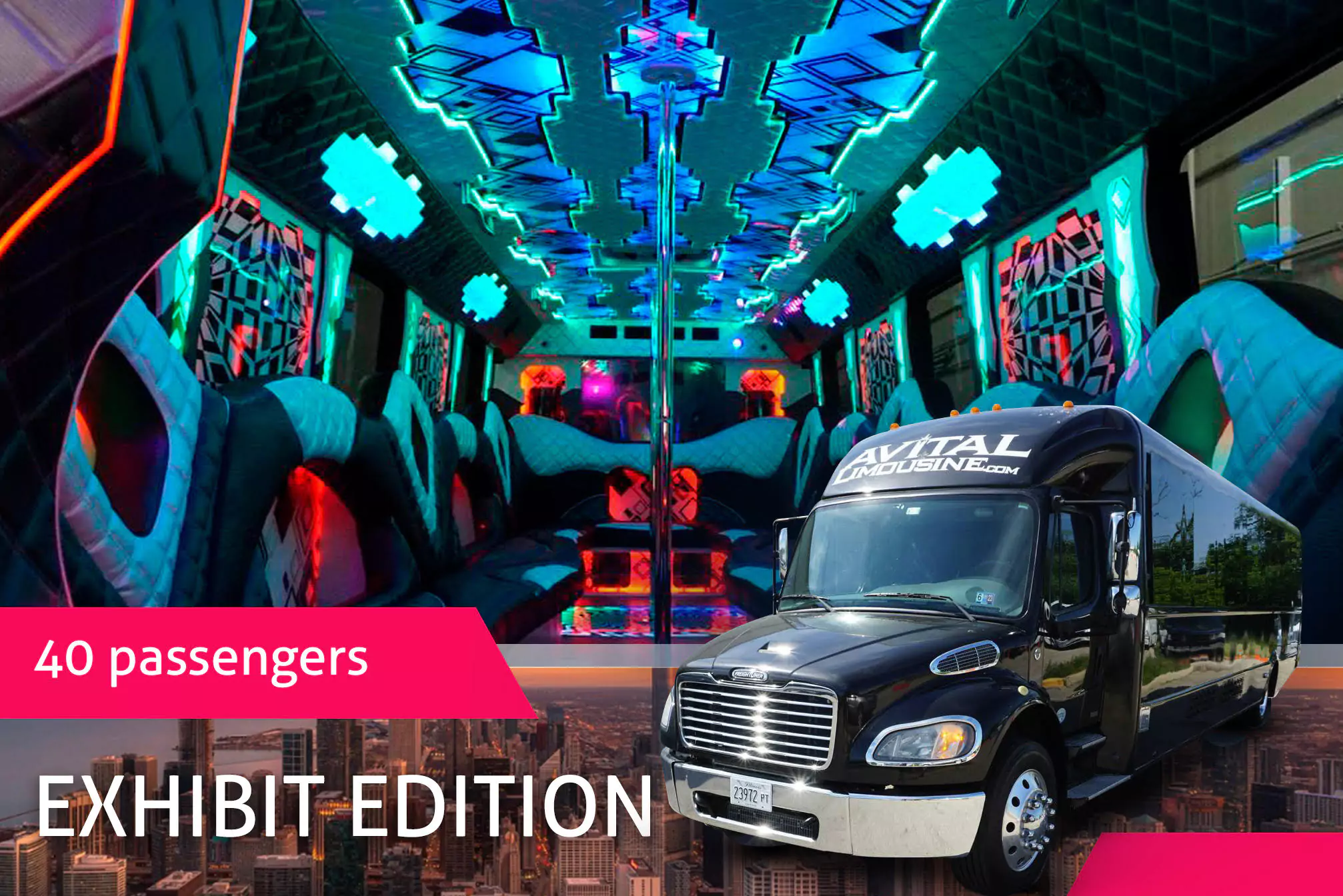 Chicago Party Bus EXHIBIT EDITION