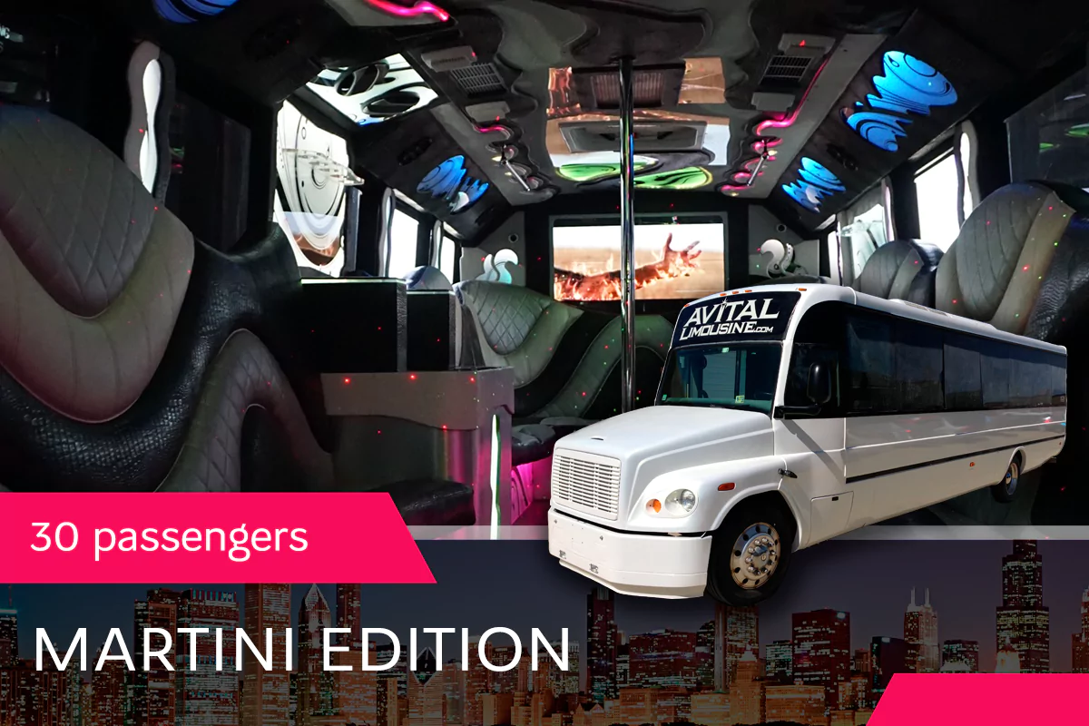 Chicago Party Bus Martini edition