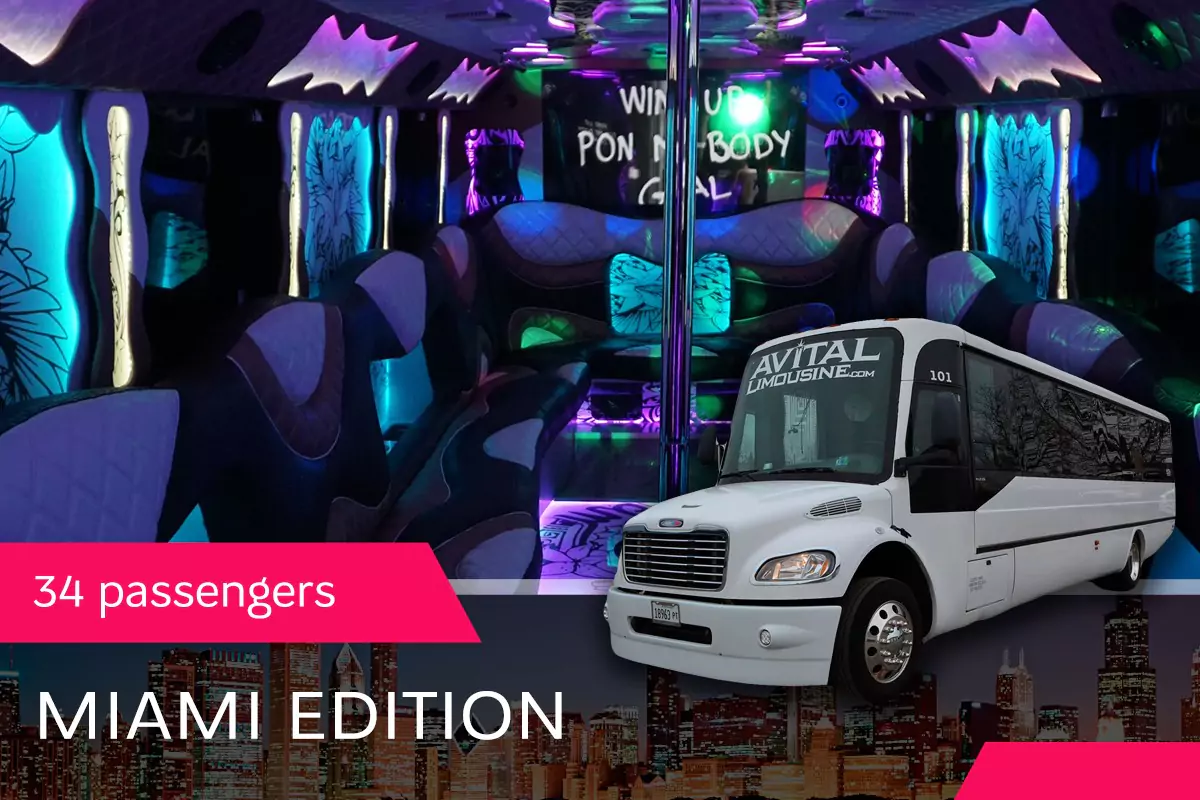 Chicago Party Bus Miami Edition