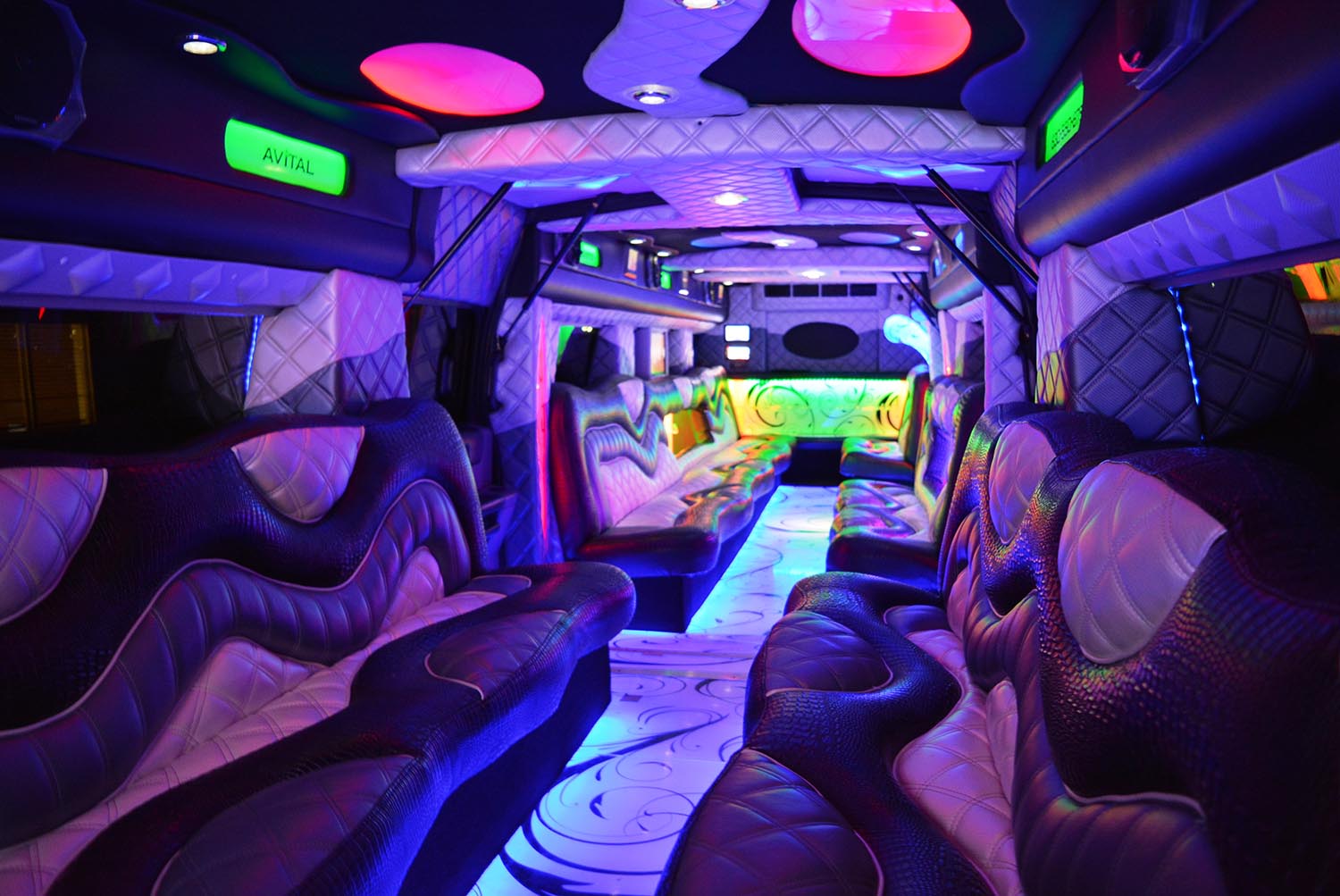 Luxury Hummer Limo Interior