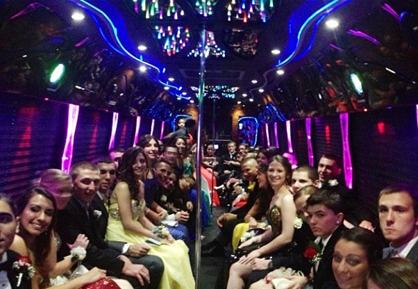 Luxury Hummer Limo Interior